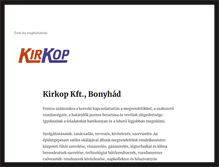 Tablet Screenshot of kirkop.hu